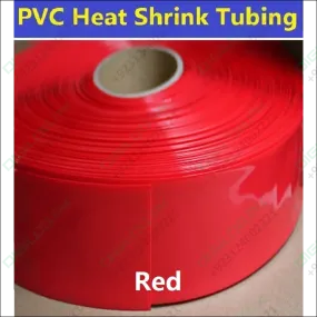 1 meter 34mm Pvc Heat Shrinkable Tube 18650 Heat Shrink Wrapping