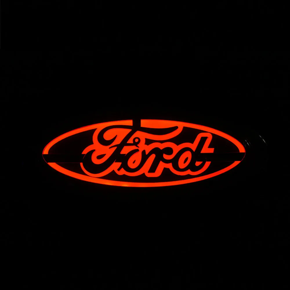 5D Ford LED Emblem Chrome Housing For Ford Focus Mondeo Kuga