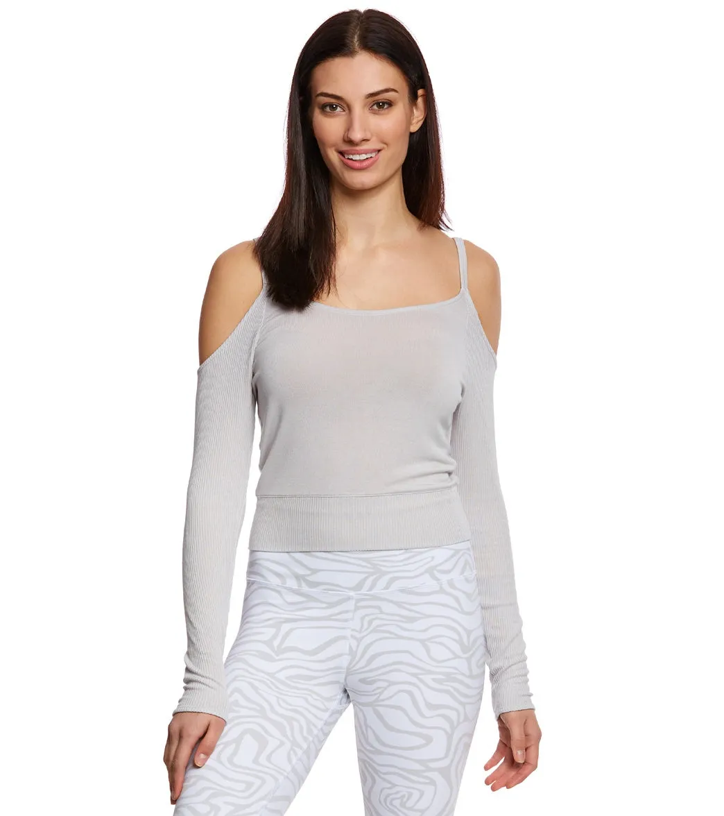 Alo Yoga Evolve Long Sleeve Yoga Crop Top