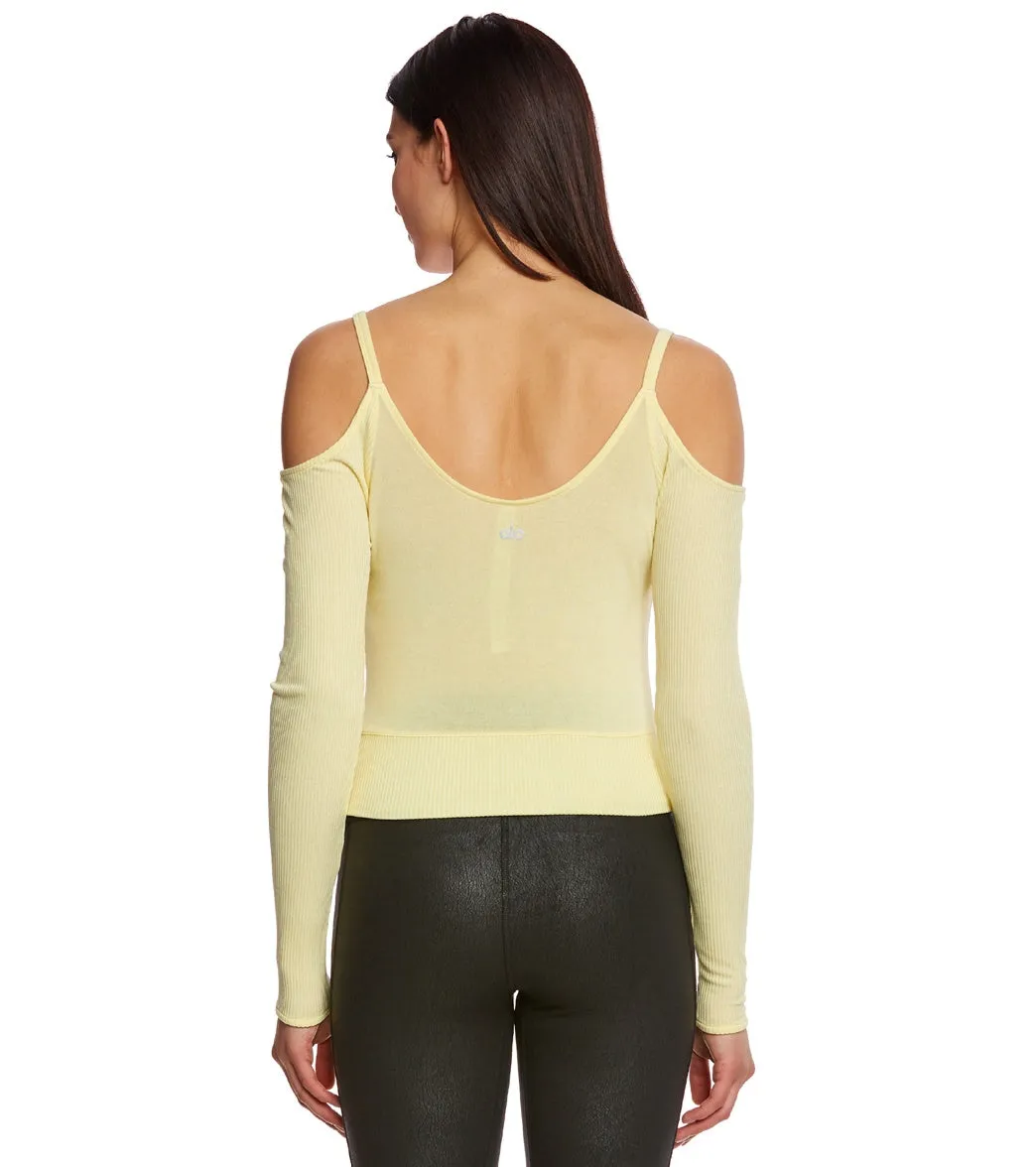 Alo Yoga Evolve Long Sleeve Yoga Crop Top