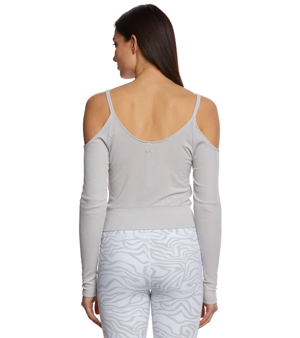 Alo Yoga Evolve Long Sleeve Yoga Crop Top