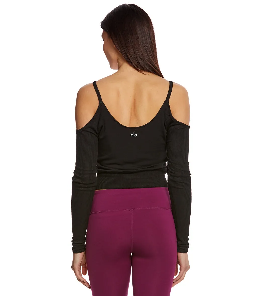 Alo Yoga Evolve Long Sleeve Yoga Crop Top