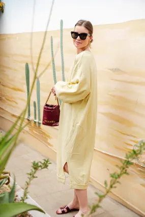 Anke sweater dress light yellow