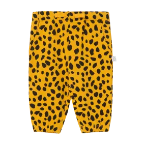 BABY BOY CHEETAH DOTS JOGGERS,ORANGE