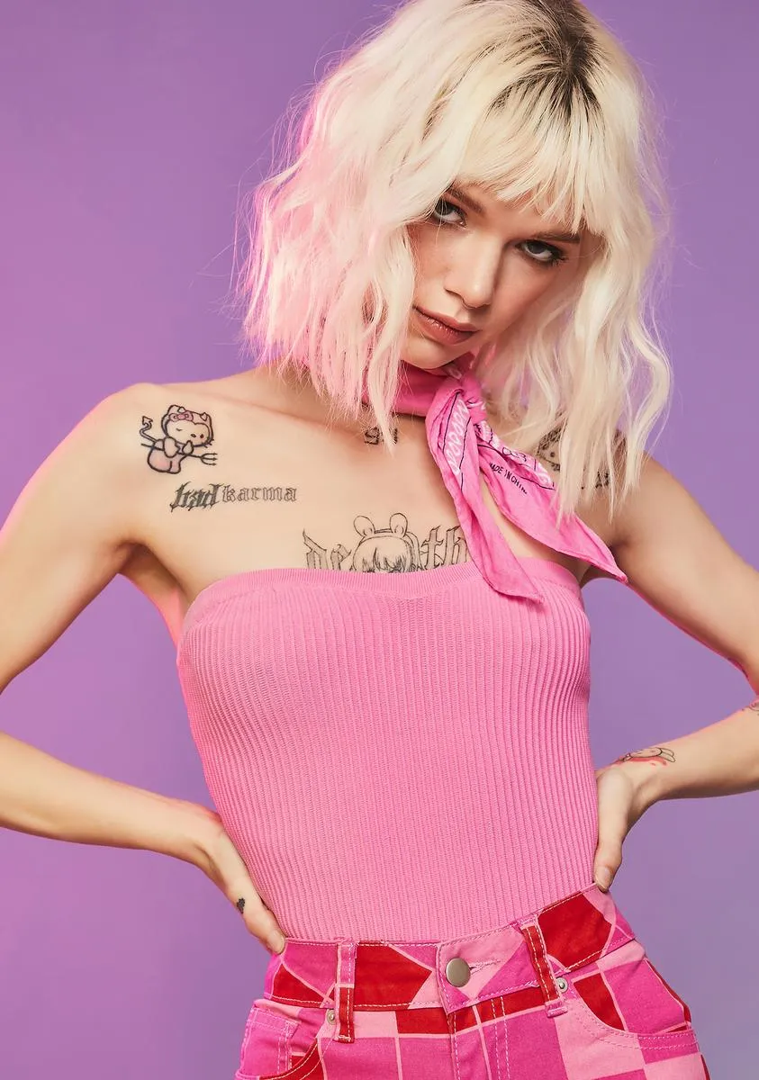 Baby Pop To The Top Sweater Tube Top