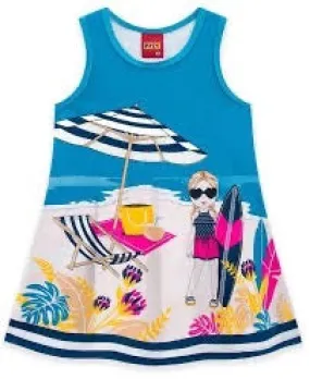 Beach print dress - Kyly
