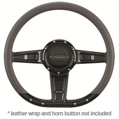 Billet Specialties Half-Wrap Steering Wheels BLK29402