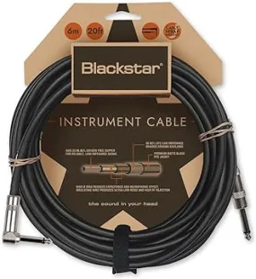 Blackstar BS-CBLSTD6MSA 1/4" To 1/4 Standard Cable - 6M (Angle)