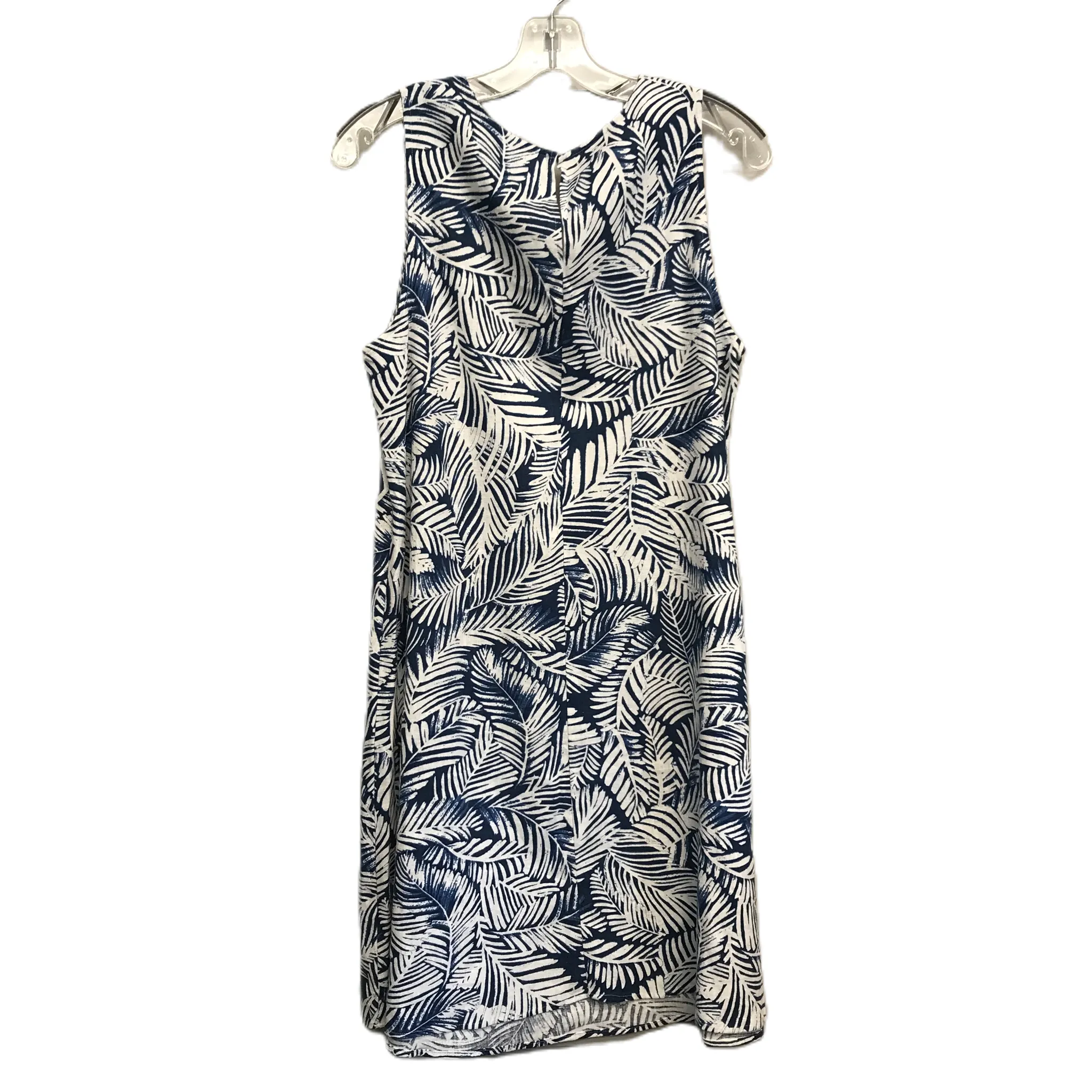Blue & White Dress Casual Short By Anne Klein, Size: M