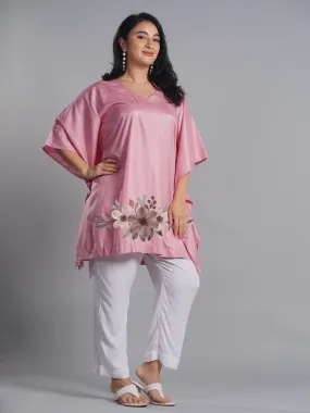 Blush Rayon Kaftan - Abloom