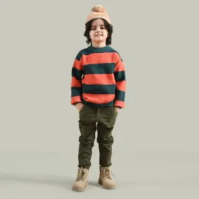 Boys Knitted Sweater Stripes