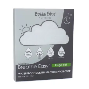 Breathe Easy® Large Cot Waterproof Quilted Mattress Protector
