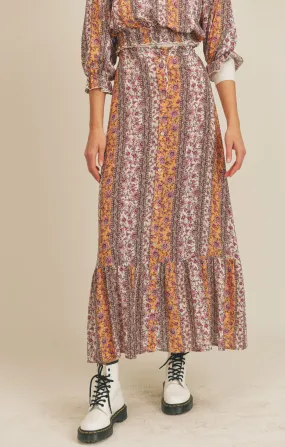 Button Down Maxi Skirt