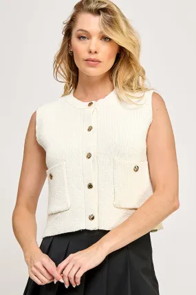 Button Down Sweater