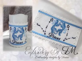 Candle corset Pisces / 5x7 hoop