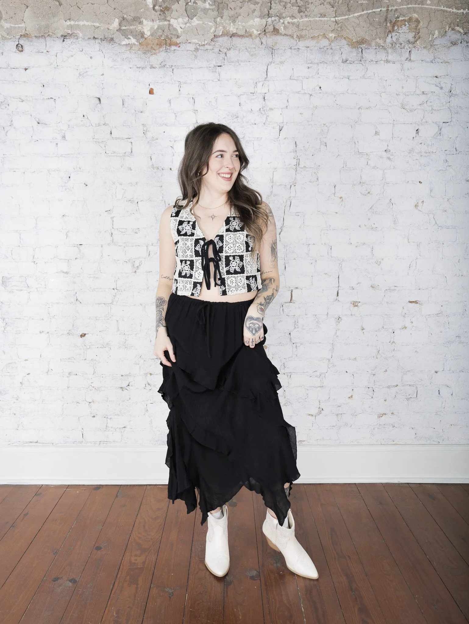 Chaya Ruffle Skirt