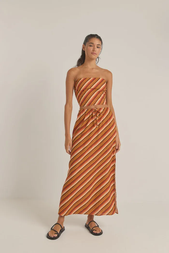 Chica Stripe Maxi Skirt