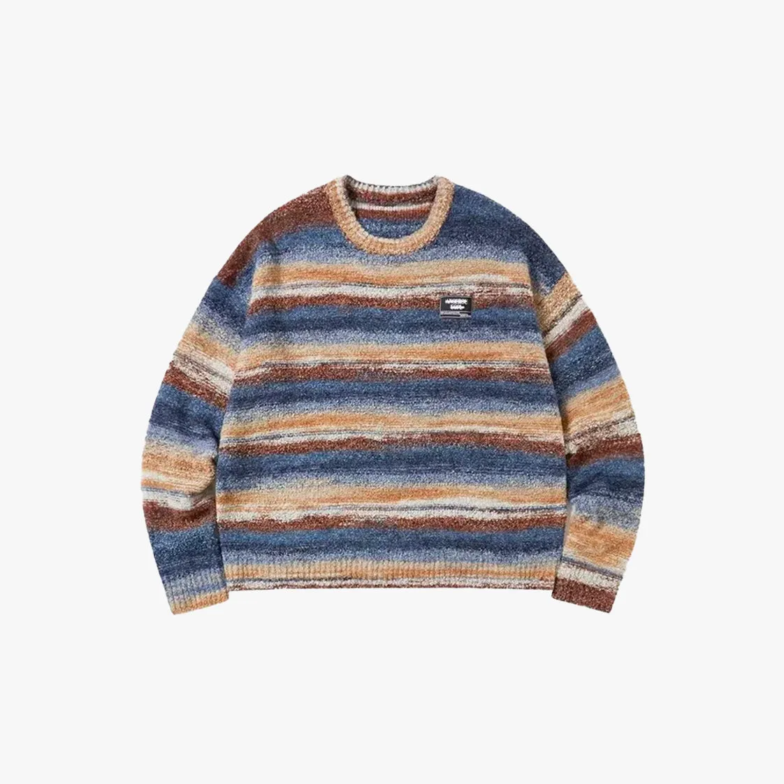 Chunky Striped Knitted Sweater