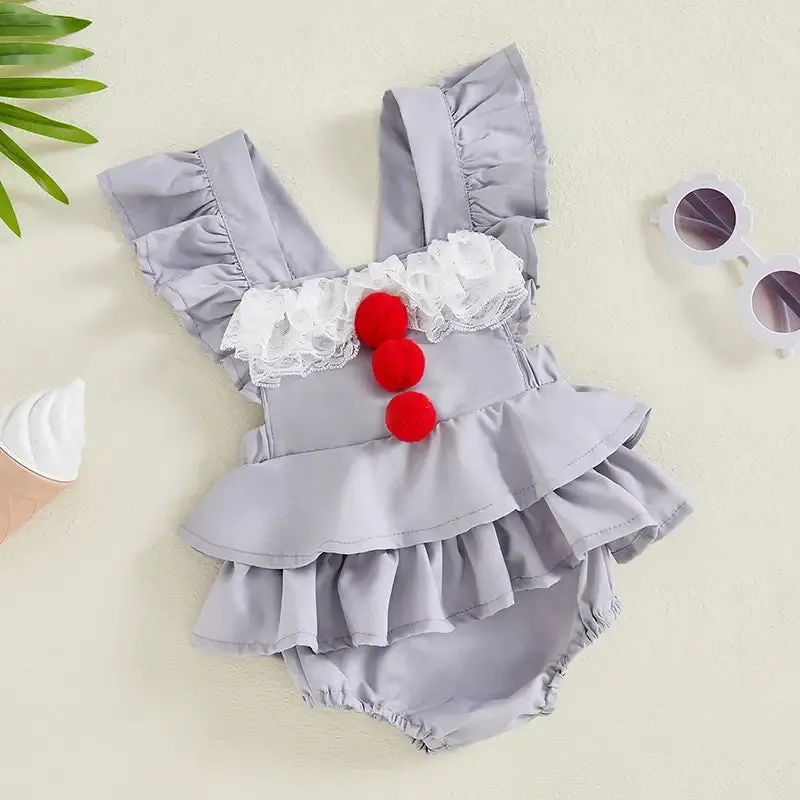 Clown Baby Romper Costume