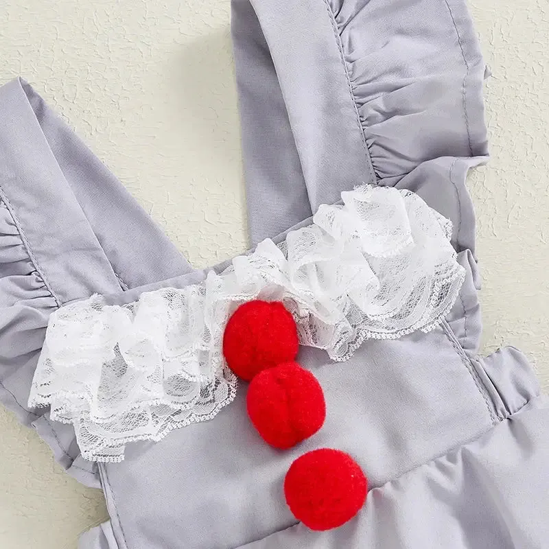 Clown Baby Romper Costume