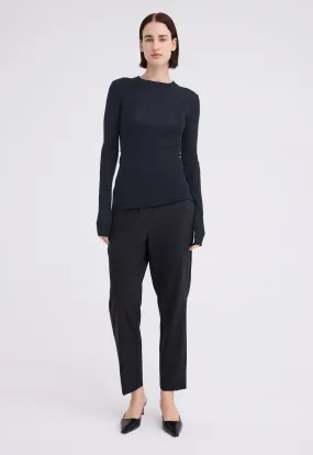 Clue Merino Wool Sweater - Darkest Navy