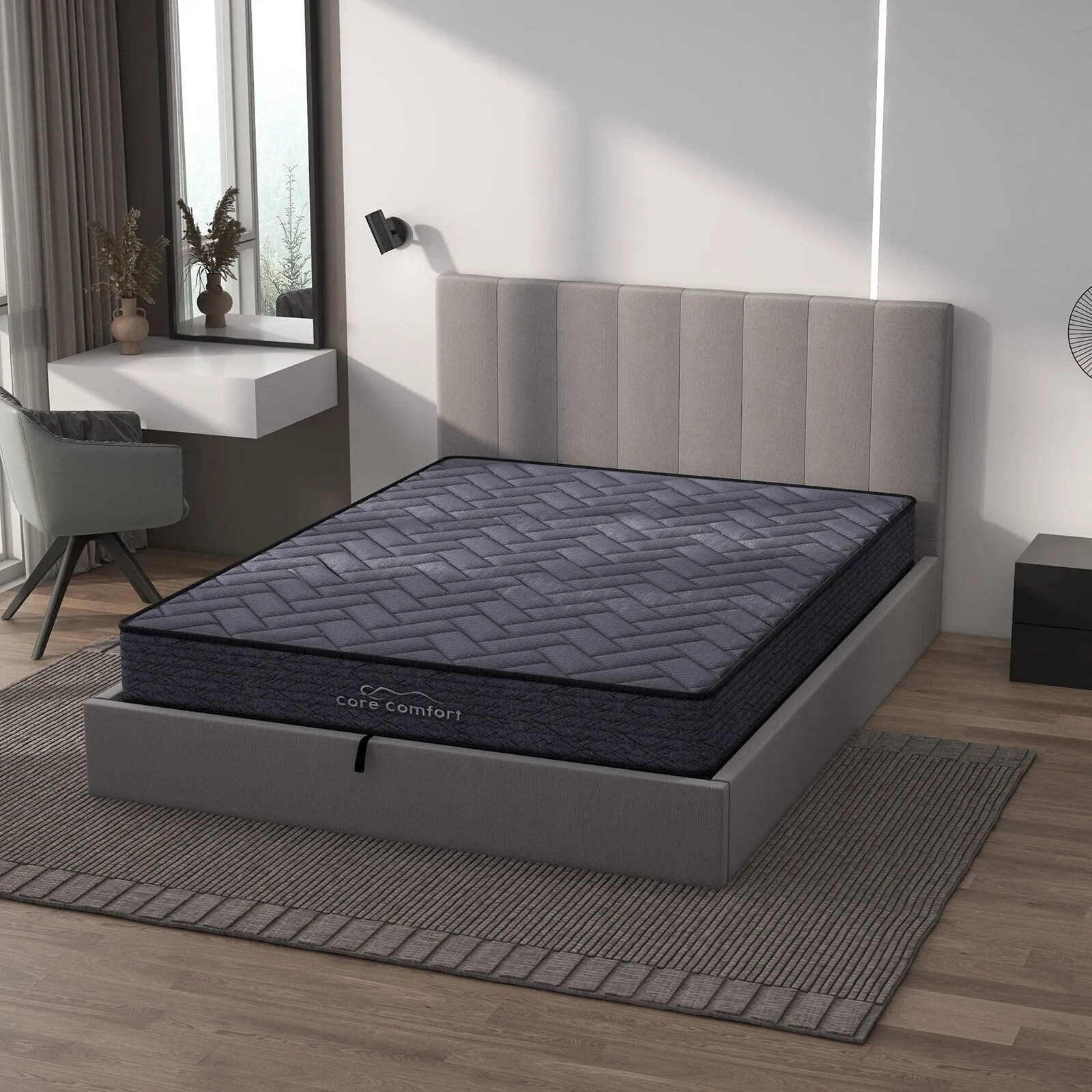 Corecomfort mattress breathable luxury bed bonnell spring bedding 21cm