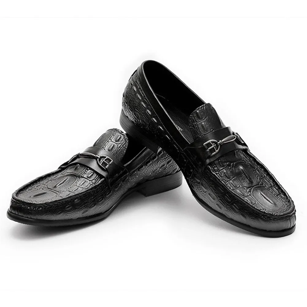 Crocodile Round Toe Casual Loafer for men