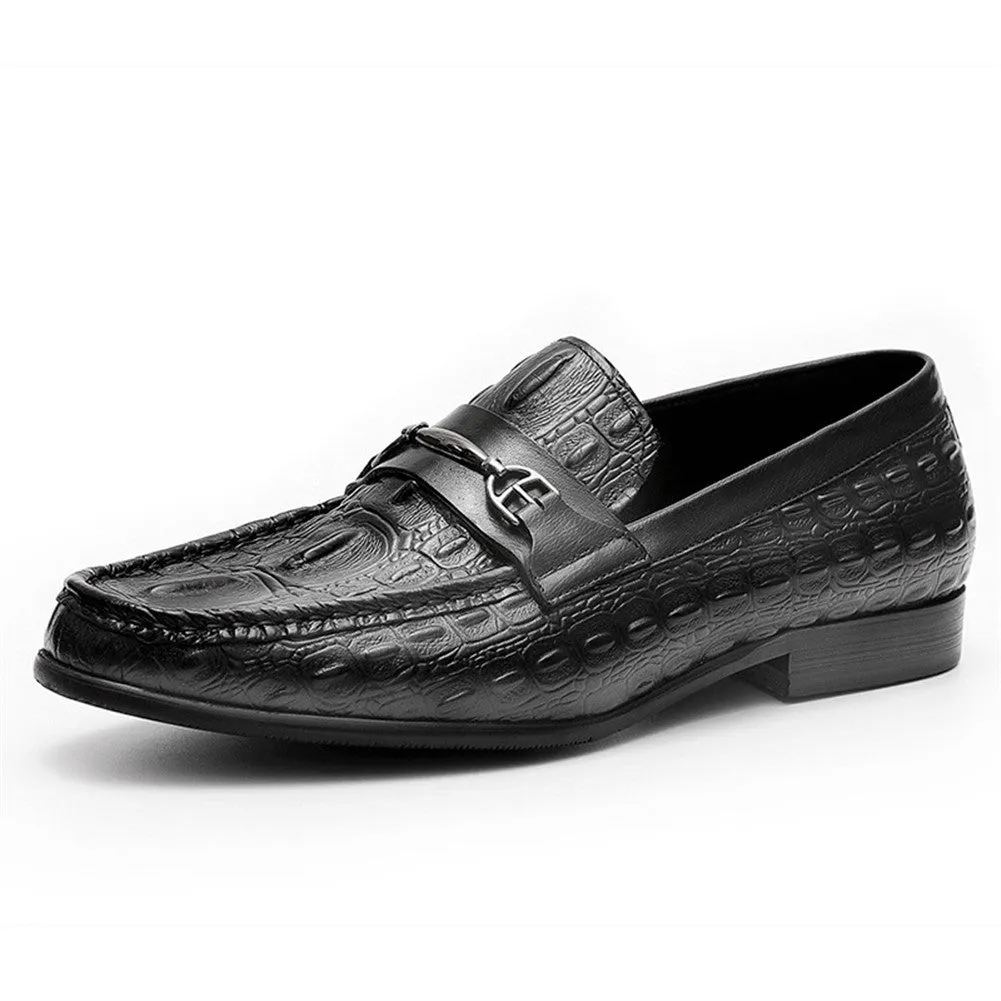 Crocodile Round Toe Casual Loafer for men