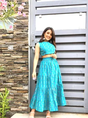 Culver City Coords - Teal Skirt Set Seattle Store