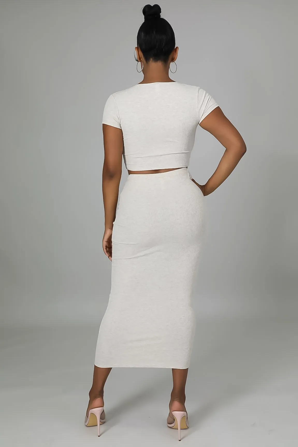 DAISY SKIRT SET | OATMEAL