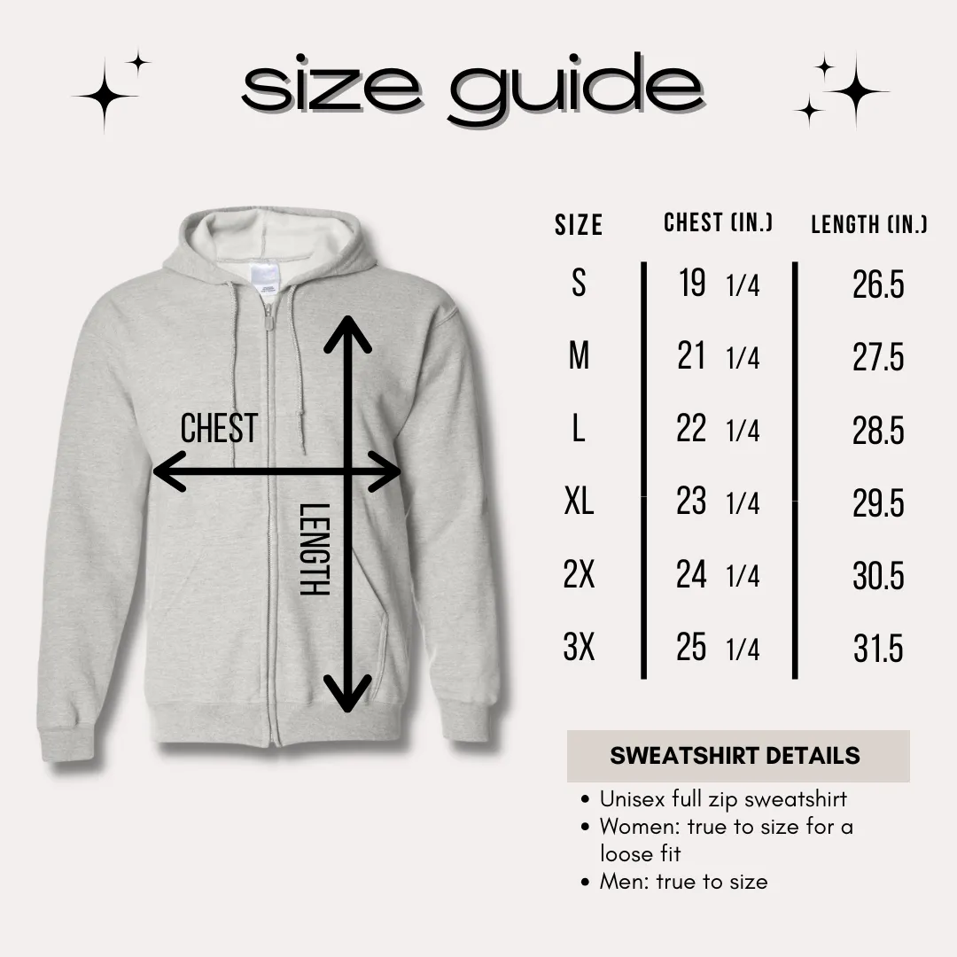 def tired pour some coffee on me | zip up sweatshirt