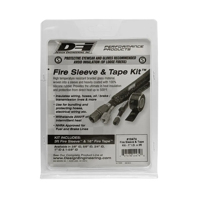 DEI Fire Sleeve - 1" ID - 3 ft - 16" Black