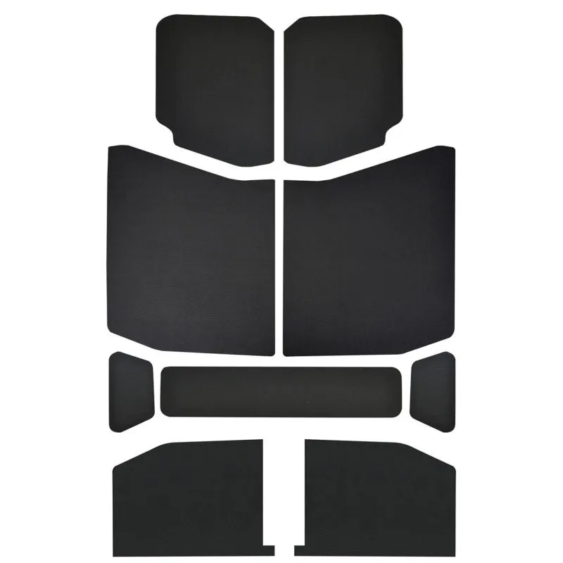 DEI Sound Barrier - Headliner - 9-Piece - Black - 4 Door - Jeep Wrangler JL 2018-19