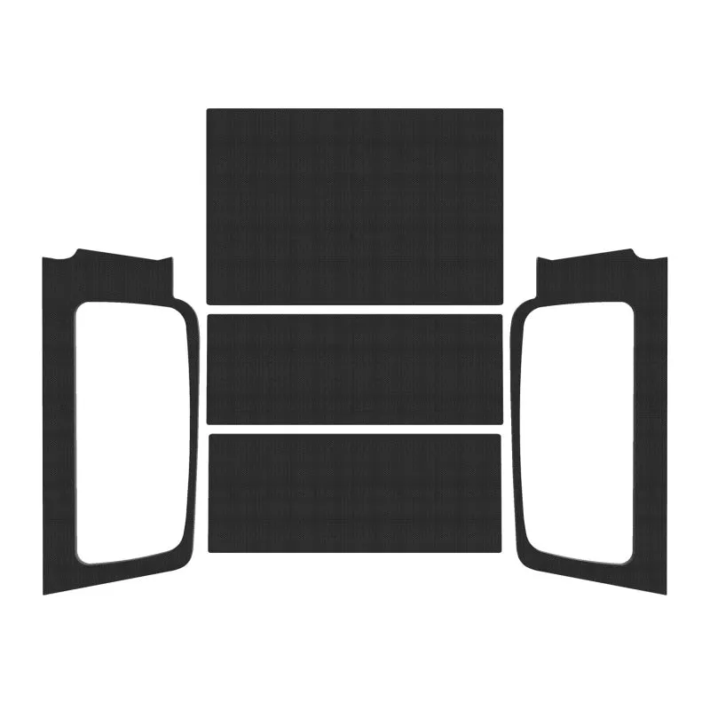 DEI Sound Deadening Headliner - Black - Jeep Wrangler 2004-06