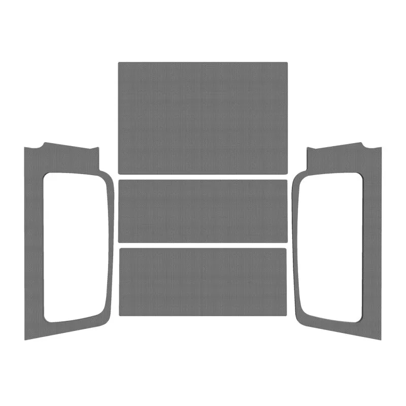 DEI Sound Deadening Headliner - Gray - Jeep Wrangler 2004-06