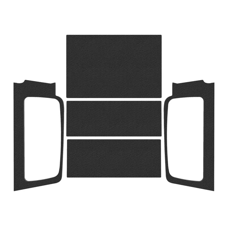 DEI Sound Deadening Headliner - Leather Look - Black - Jeep Wrangler 2004-06