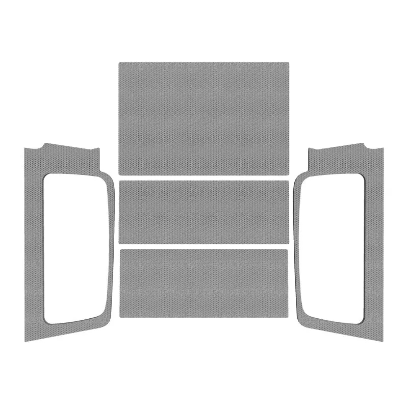 DEI Sound Deadening Headliner - Leather Look - Gray - Jeep Wrangler 2004-06