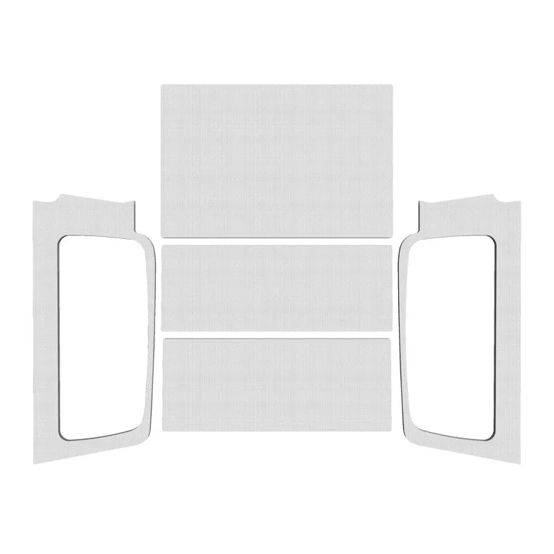 DEI Sound Deadening Headliner - White - Jeep Wrangler 2004-06