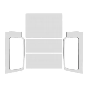 DEI Sound Deadening Headliner - White - Jeep Wrangler 2004-06