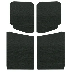 Design Engineering Headliner Sound Barrier Kit - Self Adhesive Backing - 5 Piece - Black - 2 Door