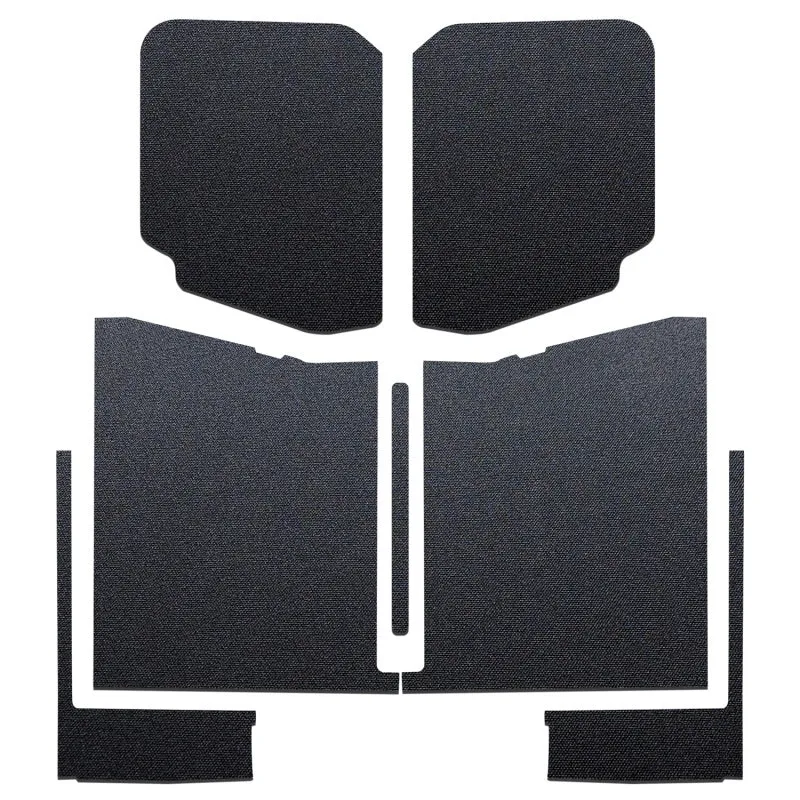 Design Engineering Headliner Sound Barrier Kit - Sound Deadening Headliner - Pre-Cut - Self Adhesive Backing - Black - 4 Door