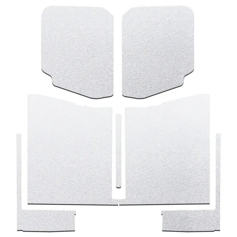 Design Engineering Headliner Sound Barrier Kit - Sound Deadening Headliner - Pre-Cut - Self Adhesive Backing - White - 4 Door