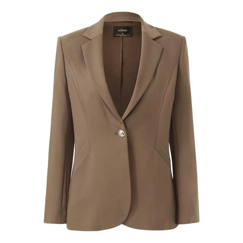 Double Layer Worsted Woolen Blazer