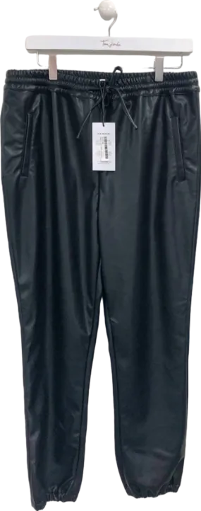 Eleven Loves Black JULIETTE BIO PU JOGGER UK 12