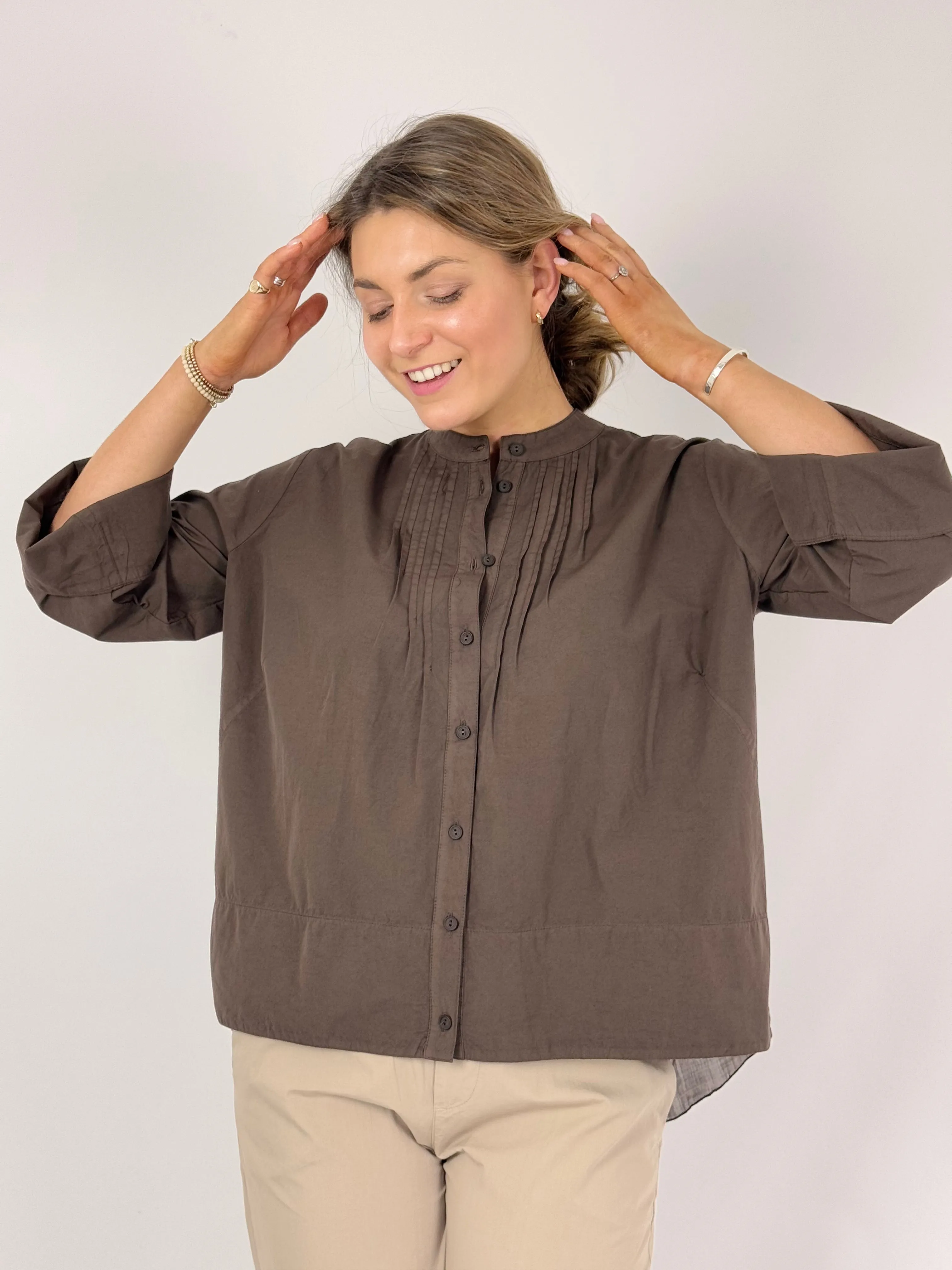 European Culture 6700 Shirt Brown