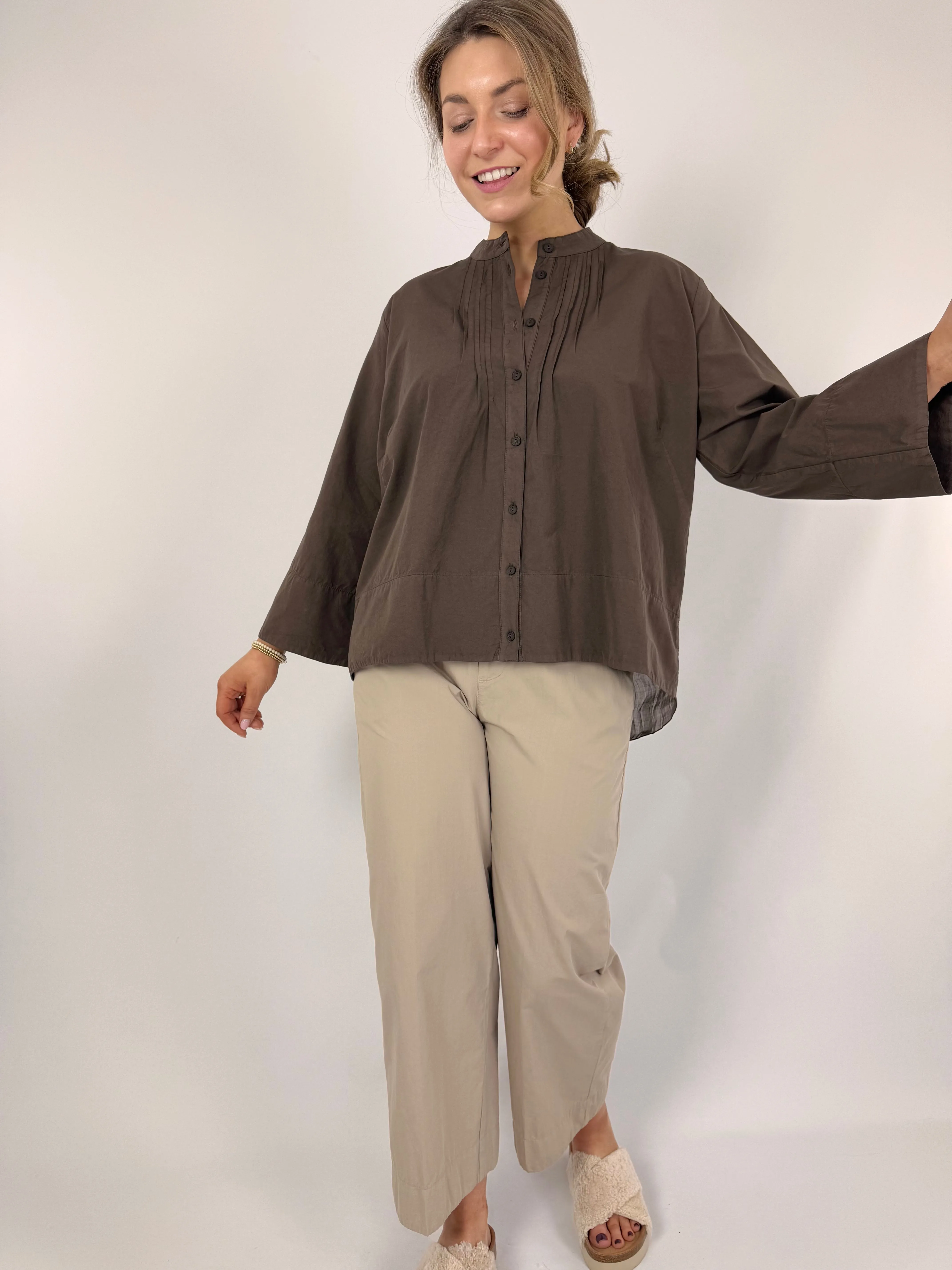 European Culture 6700 Shirt Brown