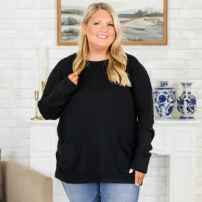 Fall into Fashion Sweater, Black