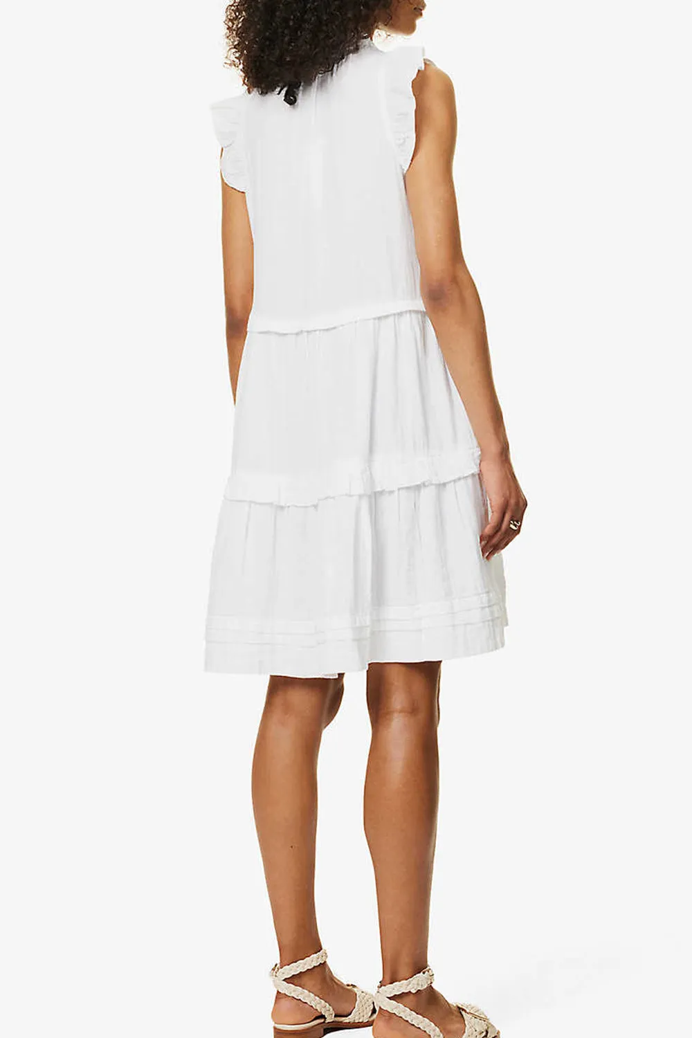 Fika Frilly White Dress