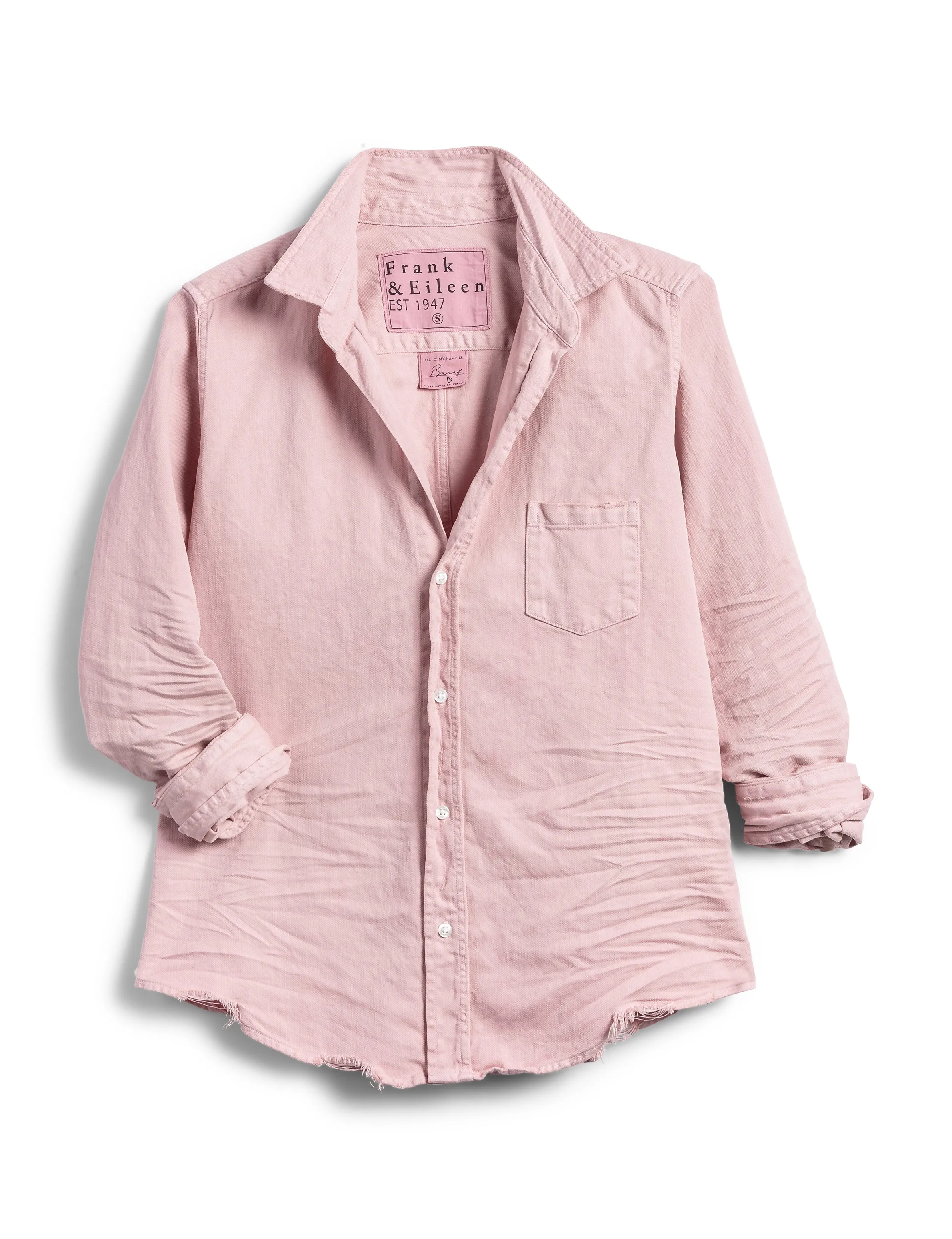 Frank & Eileen - Barry Tailored Woven Button Up in Dirty Ballerina