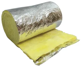 Frost King SP55/6 Duct Wrap, 15 ft L, 12 in W, Fiberglass, Silver :EA: QUANTITY: 1